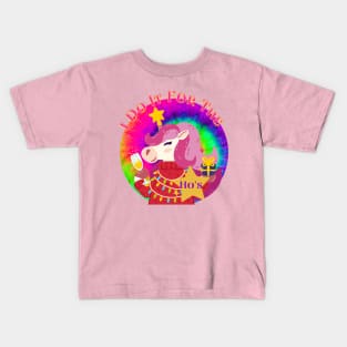 Colorful Unicorn Christmas Kids T-Shirt